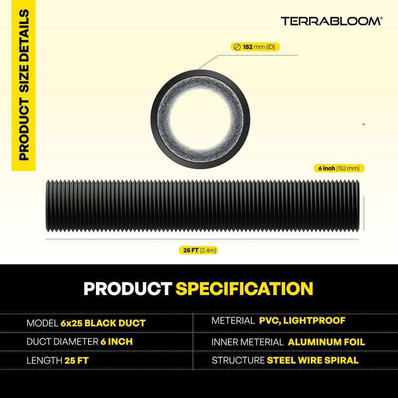 6 Inch Flexible Ducting Duct Hose Q86373