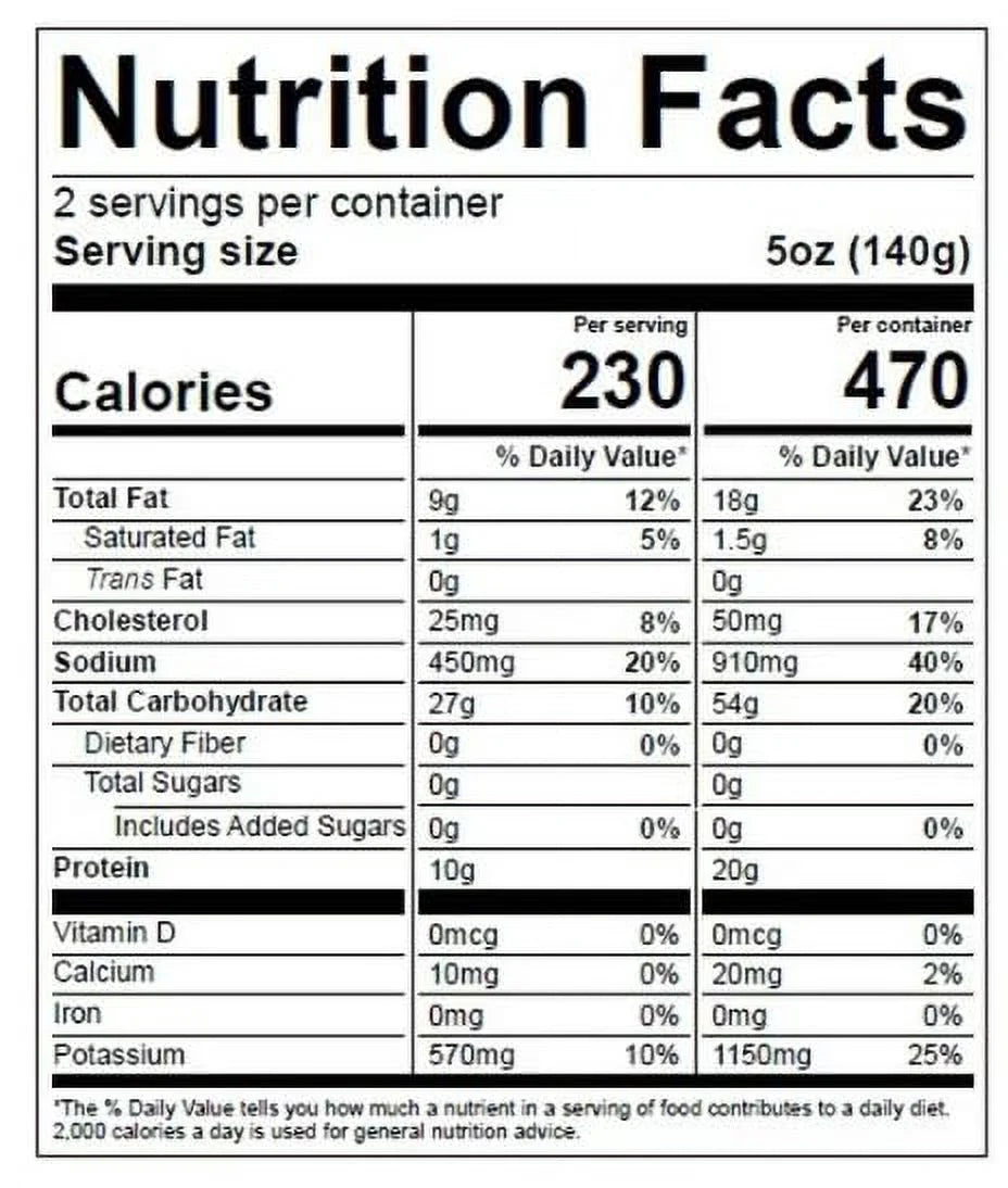 9.5oz Frozen Fish and Chips Pack of 10 U489268