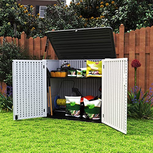 47 Cu.ft Resin Outdoor Storage Cabinet J48428