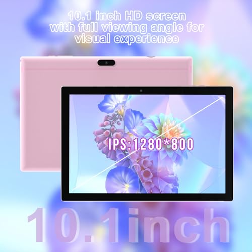 Blue 10.1 inch Android 14 Tablet with Keyboard Case Mouse Stylus Film, 8GB+64GB, 1280*800 HD Touch Screen, 8MP Dual Camera, Wi-Fi Bluetooth U42016