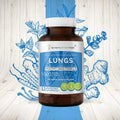 120 Capsules 500 mg Licorice Peppermint Eucalyptus Lungwort Cordyceps Ginger U7463