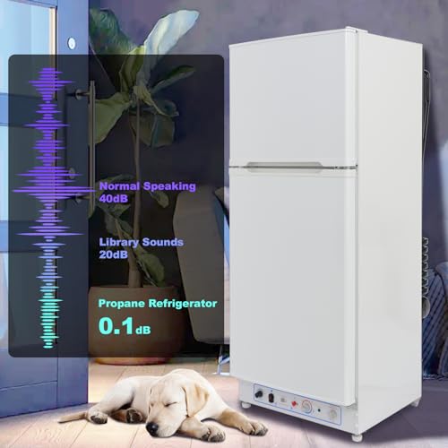 White 6.1 Cu.Ft. Propane Refrigerator with Freezer X366368