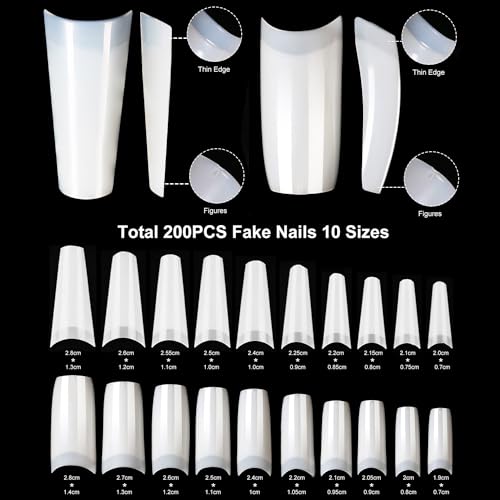 Acrylic Nail Kit with liquid Monomer, 6 colors Acrylic powder, UV Lamp (Pink) W420