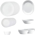 21 Pc Winter Frost White Dinner Set H693989
