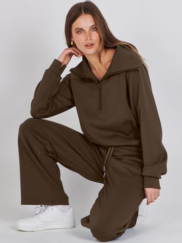 Womens 2 Piece Oversized Sweatsuit Set U526168