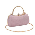 Rhinestone Chain Clutch Handbag F9193