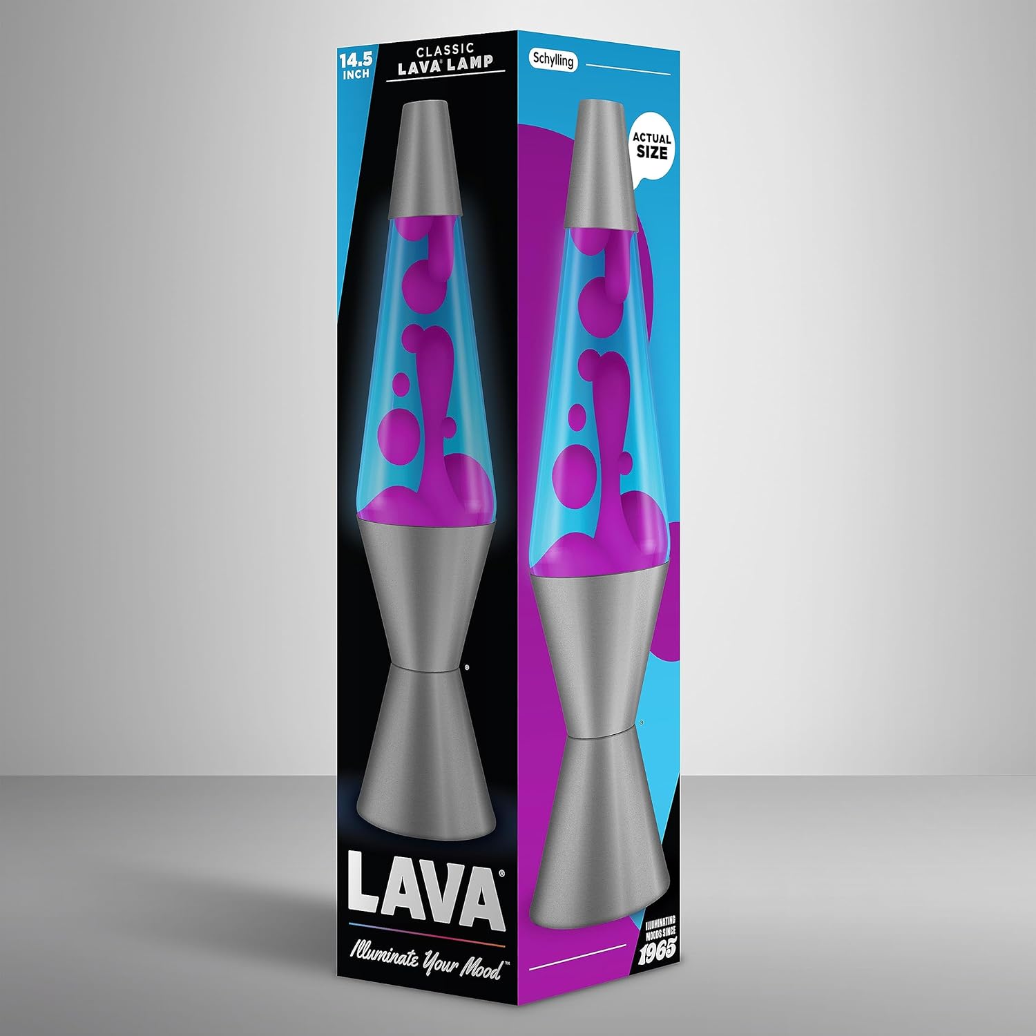 14.5" Purple Wax and Blue Liquid Motion Light O175067