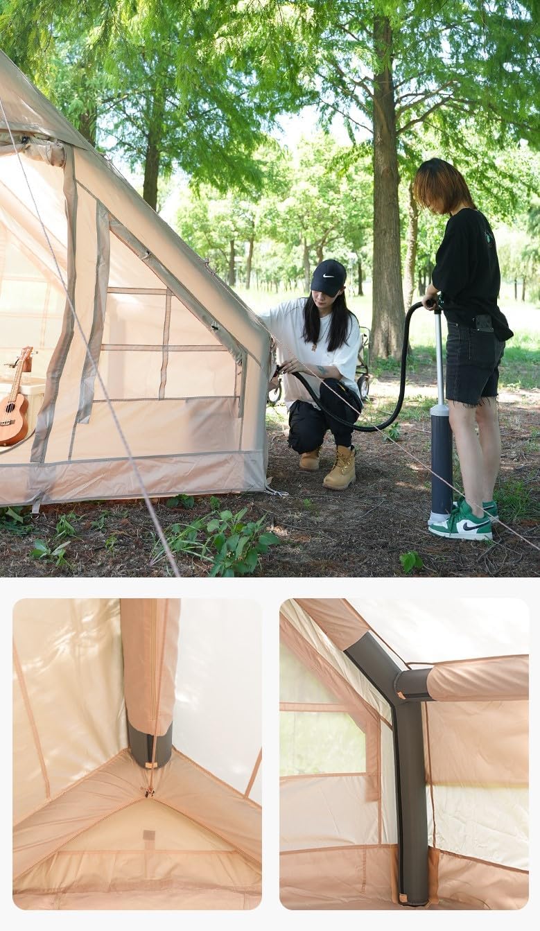 4-5 Person Inflatable Waterproof Oxford Tent with Mosquito Screen L514532