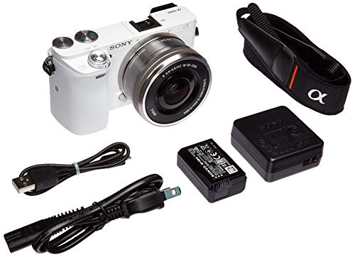 Black 24.3MP Mirrorless Digital Camera with 16-50mm Power Zoom Lens V55853