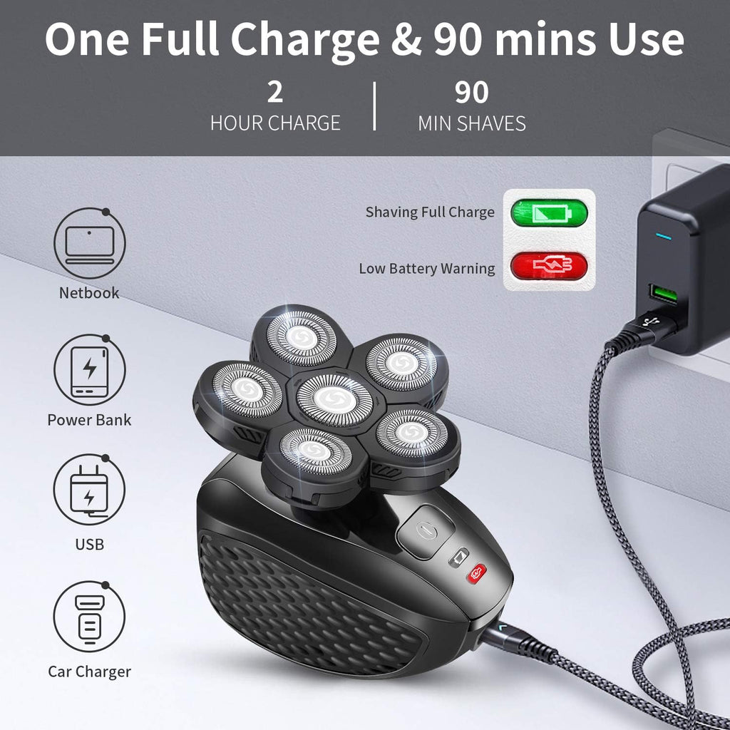 7 in 1 Rotary Head Electric Shaver U6792