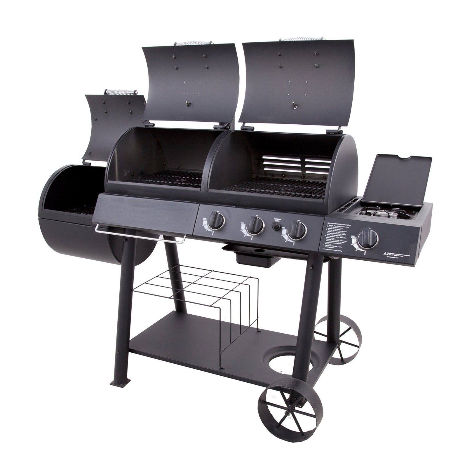 Charcoal/Gas/Smoker Combo Y121