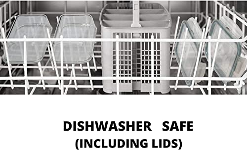 Large Glass Food Storage Containers with Lids, BPA Free J731