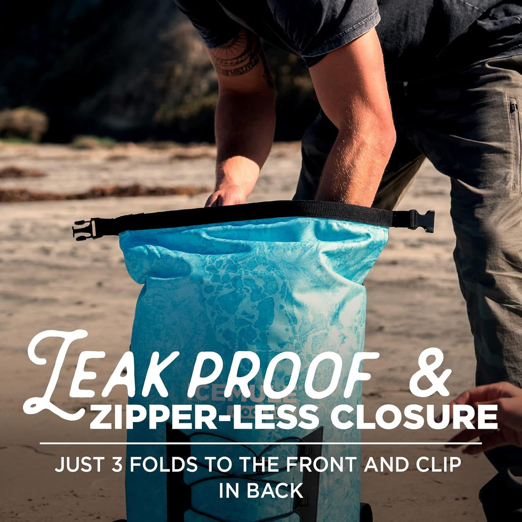 Collapsible Backpack Cooler, 23 Liter, Waterproof J21496