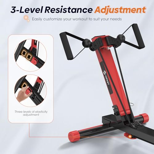 4 in 1 Foldable Rowing Machine with LCD Monitor D8707