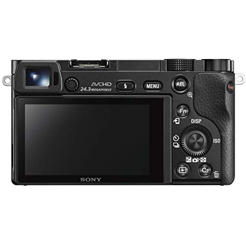 Black 24.3MP Mirrorless Digital Camera with 16-50mm Power Zoom Lens V55853