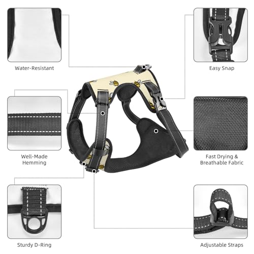 Reflective Adjustable Dog Harness F6078