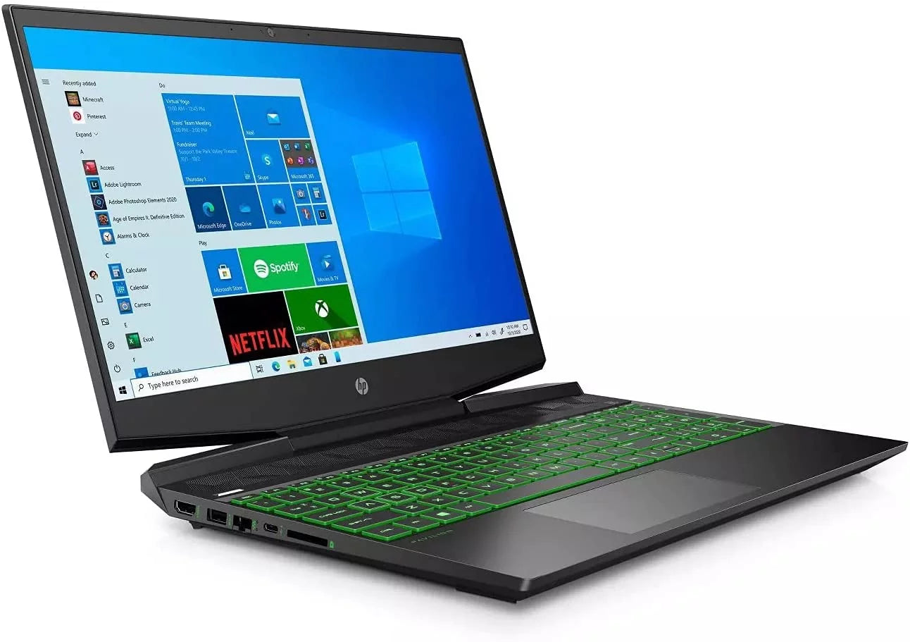 15.6" FHD IPS Gaming Laptop Intel Quad-Core i5-10300H 32GB DDR4 2TB SSD GeForce GTX 1650 4GB Black T7279