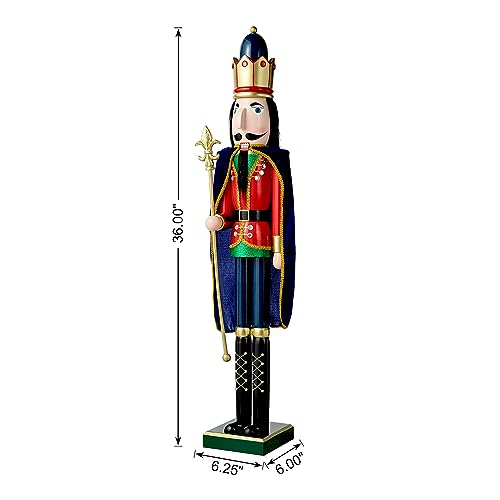42" H Wooden Nutcracker Decoration G609