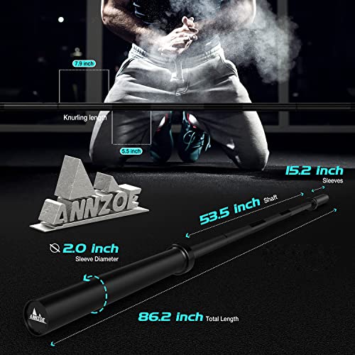 7-Foot Solid Iron Weighted Barbell F65310
