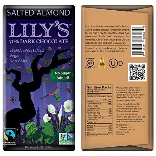 Salted Almond Dark Chocolate Bar G4470