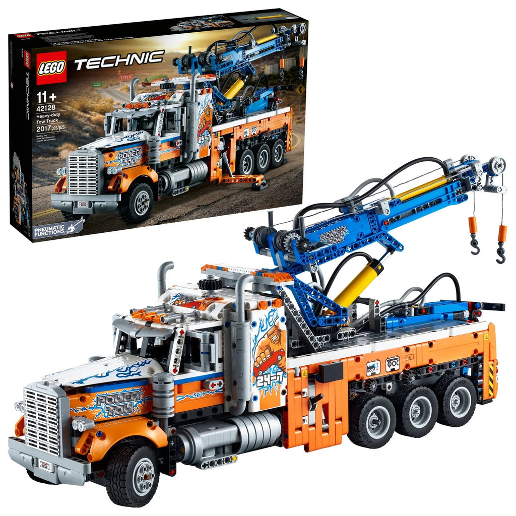 Heavy-Duty Tow Truck Building Set W664697