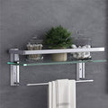 Black 3 Tier Bathroom Wall Shelf O6707
