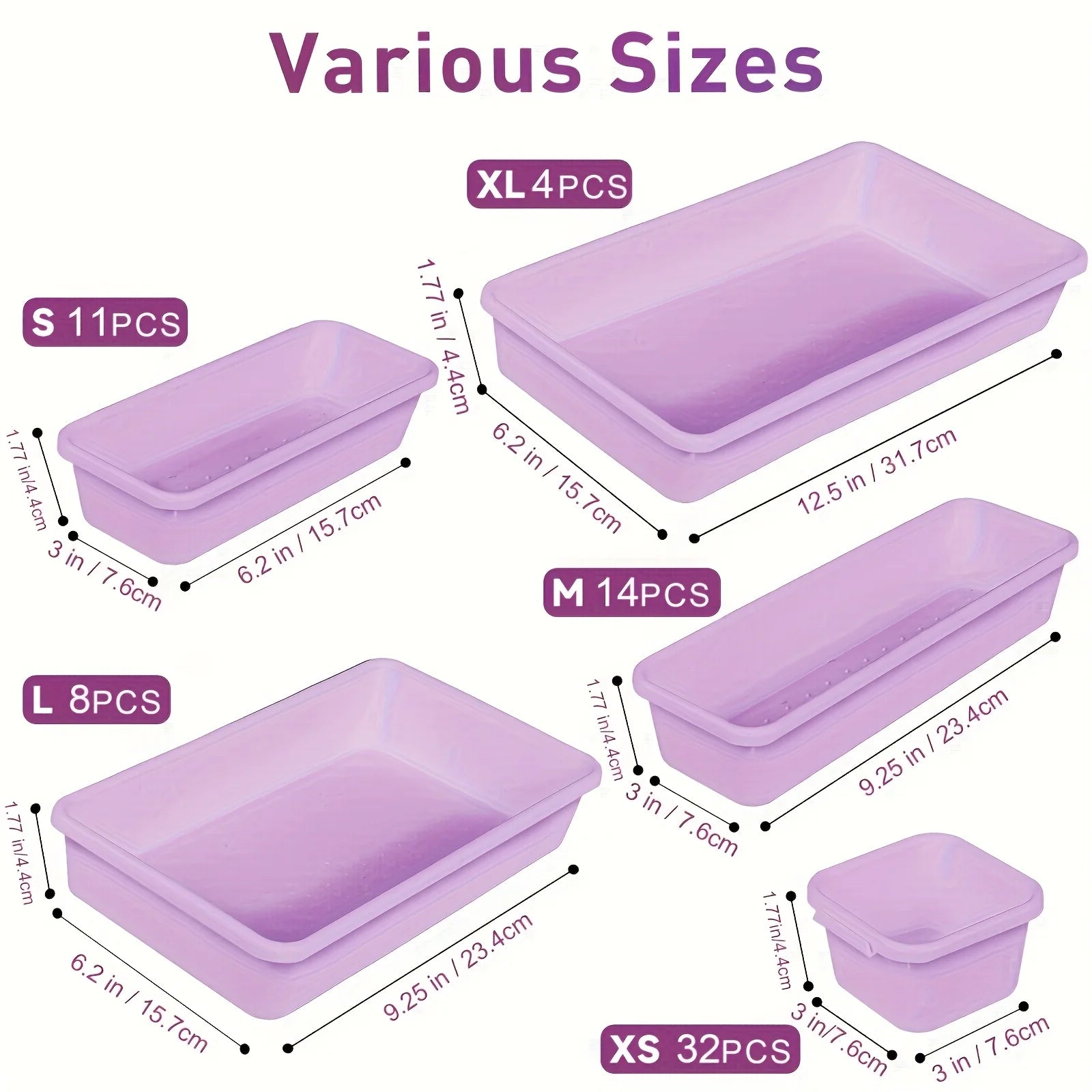 Tool Box Organizer Tray Divider Set M996478