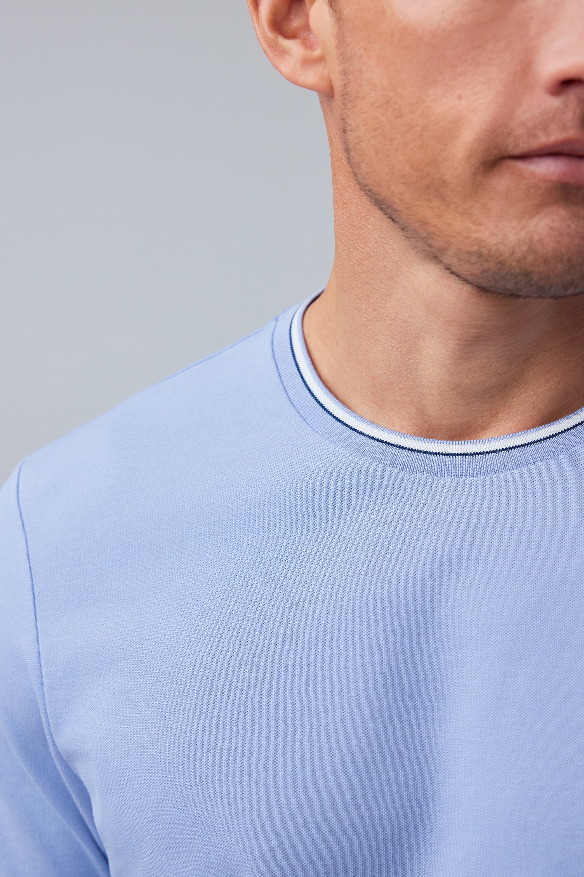 SILVER Pique T-Shirt
