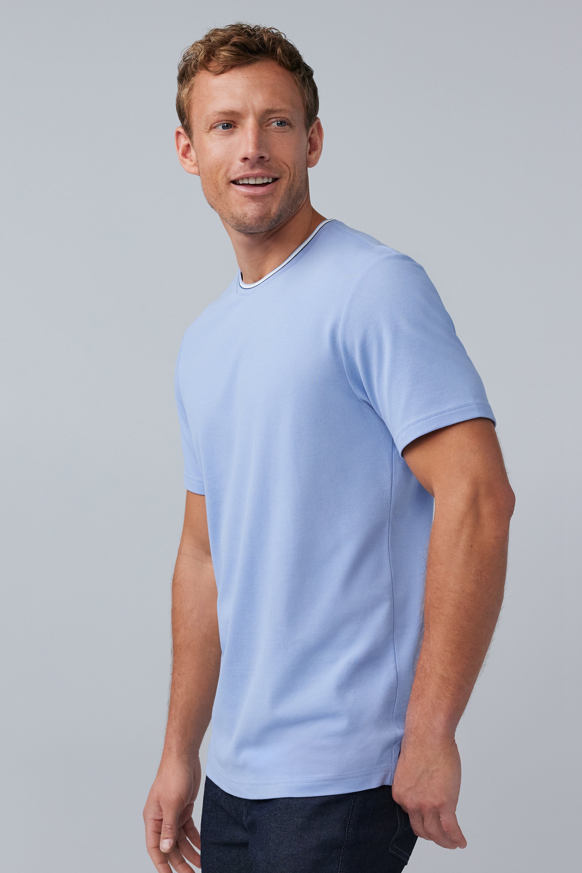SILVER Pique T-Shirt