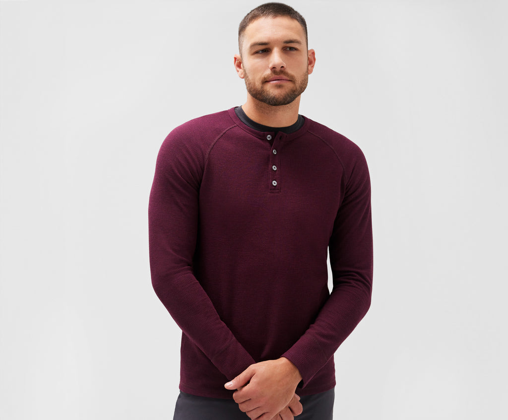 WARMKNIT Waffle Henley