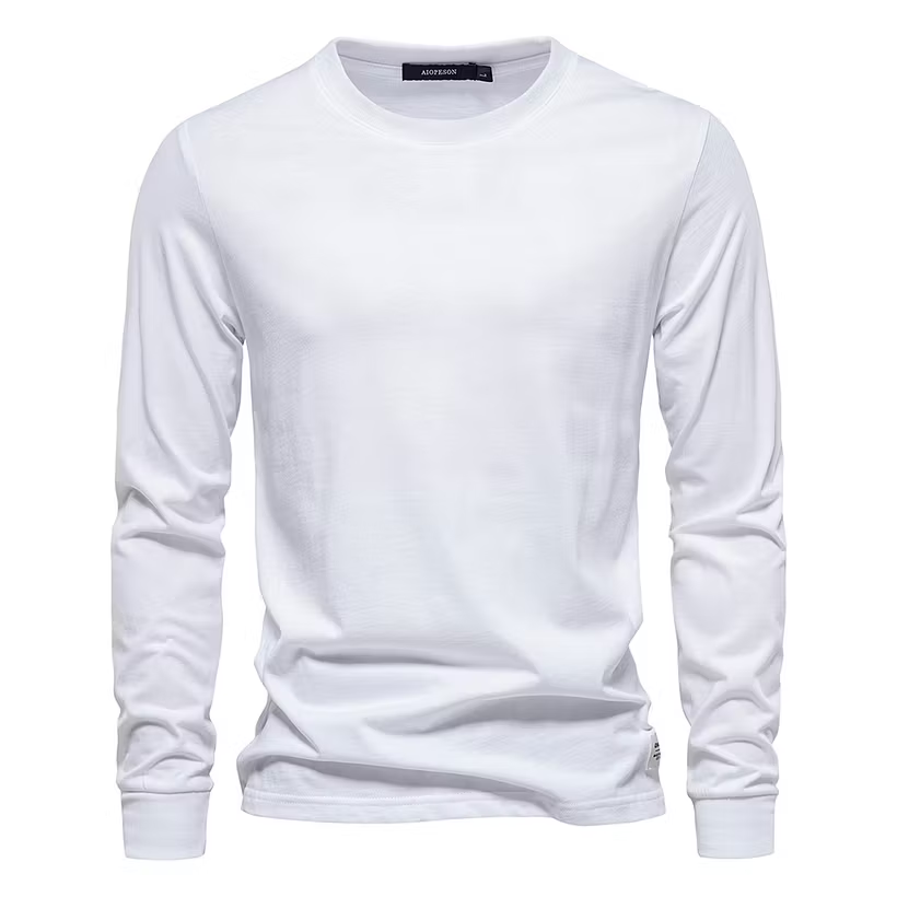 Essential Cotton Long-Sleeve T-Shirt