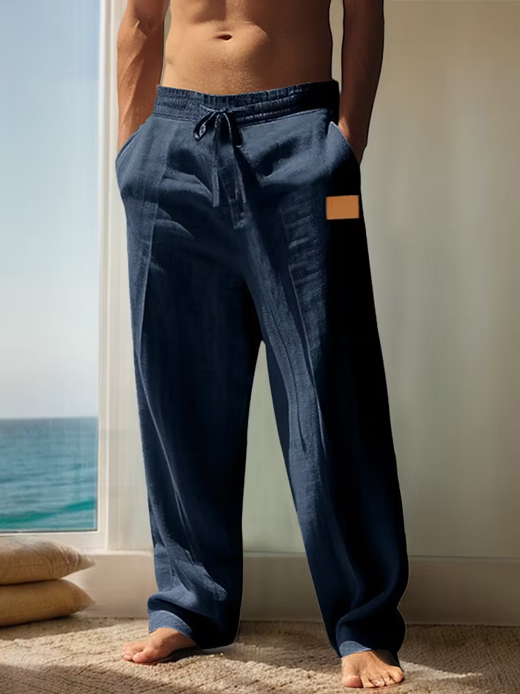 Casual and breathable 100% pure cotton pants