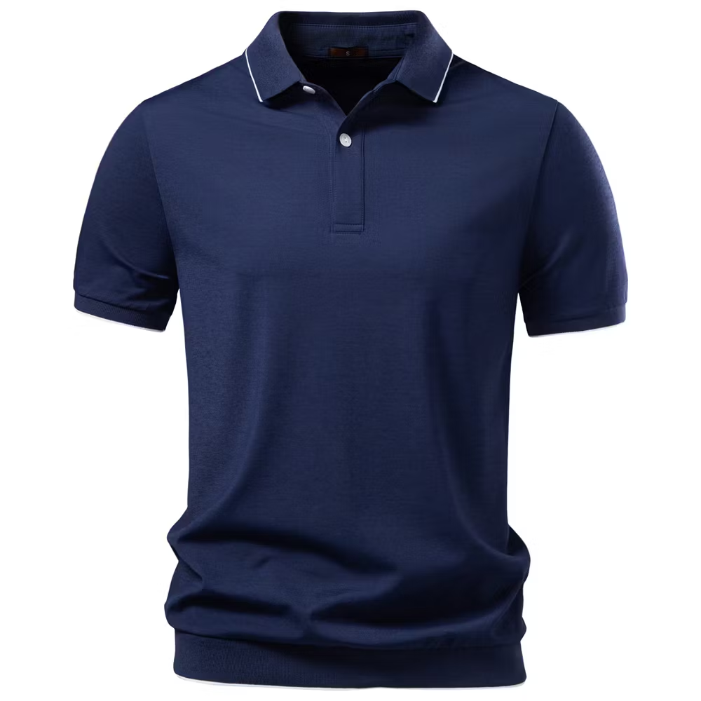 Men's Summer Lightweight Tencel Polo Shirt