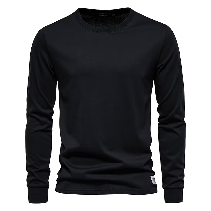 Essential Cotton Long-Sleeve T-Shirt