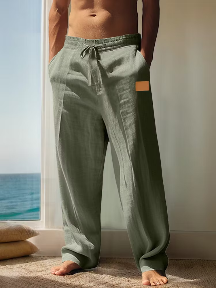Casual and breathable 100% pure cotton pants