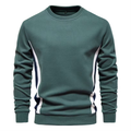 Men's Patchwork Cotton Casual Sweatshirt